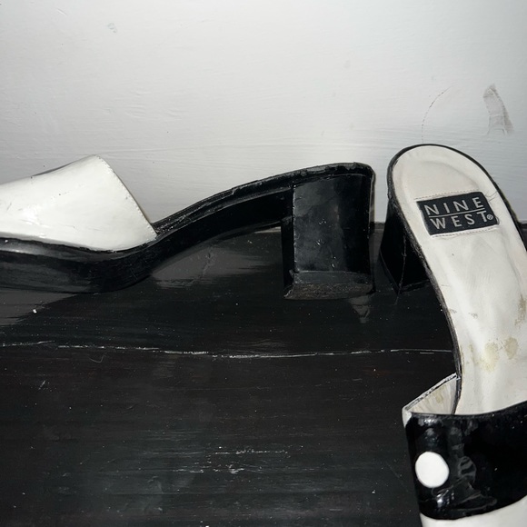 vintage hand painted yin yang kitten heel - Picture 3 of 3